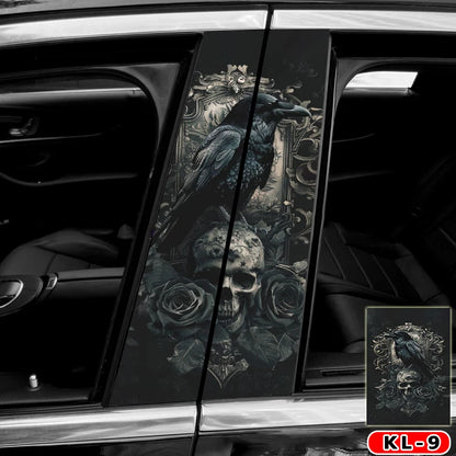 Gothic Skeleton B-Pillar Decal