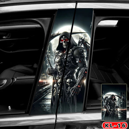 Gothic Skeleton B-Pillar Decal