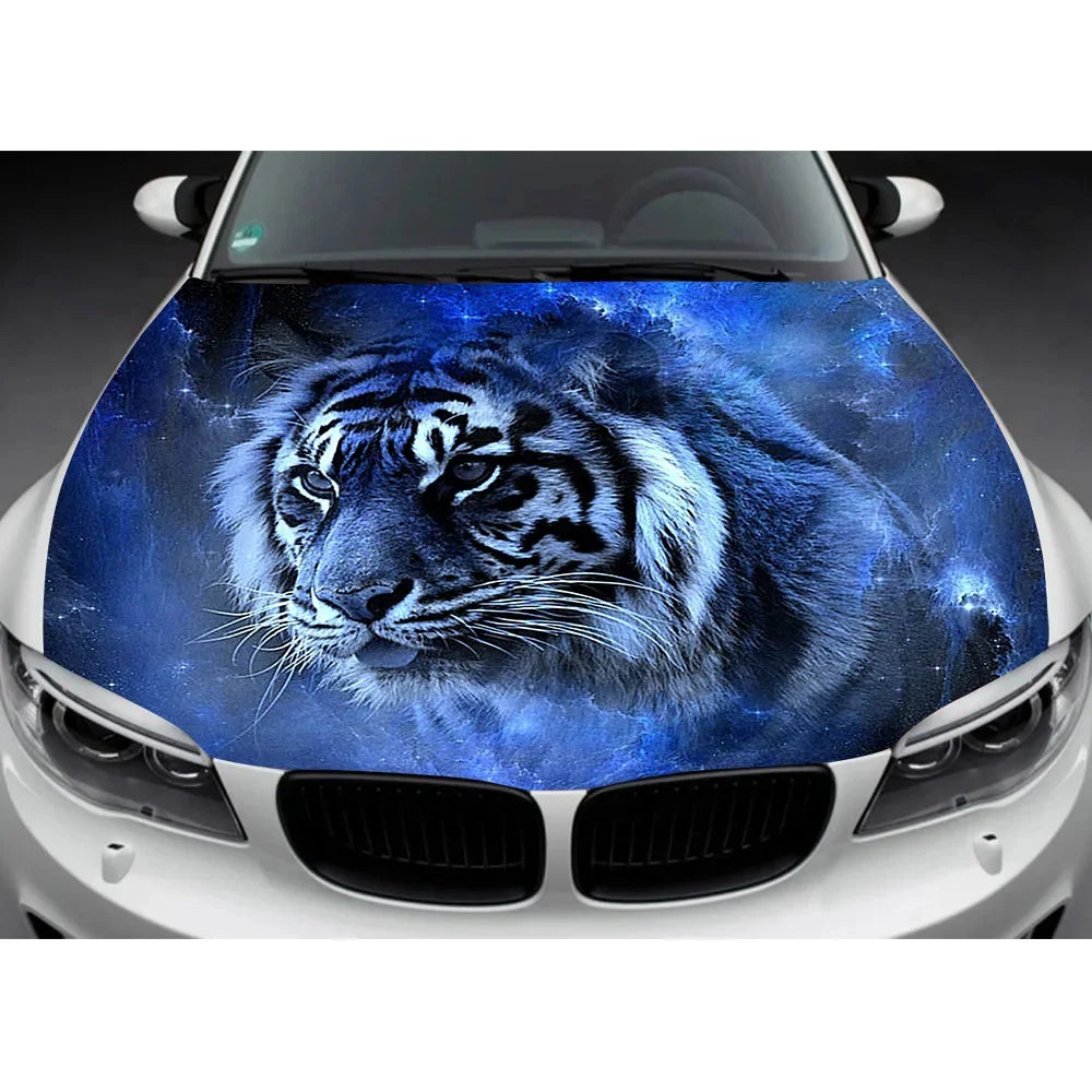 Custom Car Hood Wrap Decal