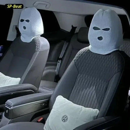 2pcs Masked Headrest Covers | Anti-theft